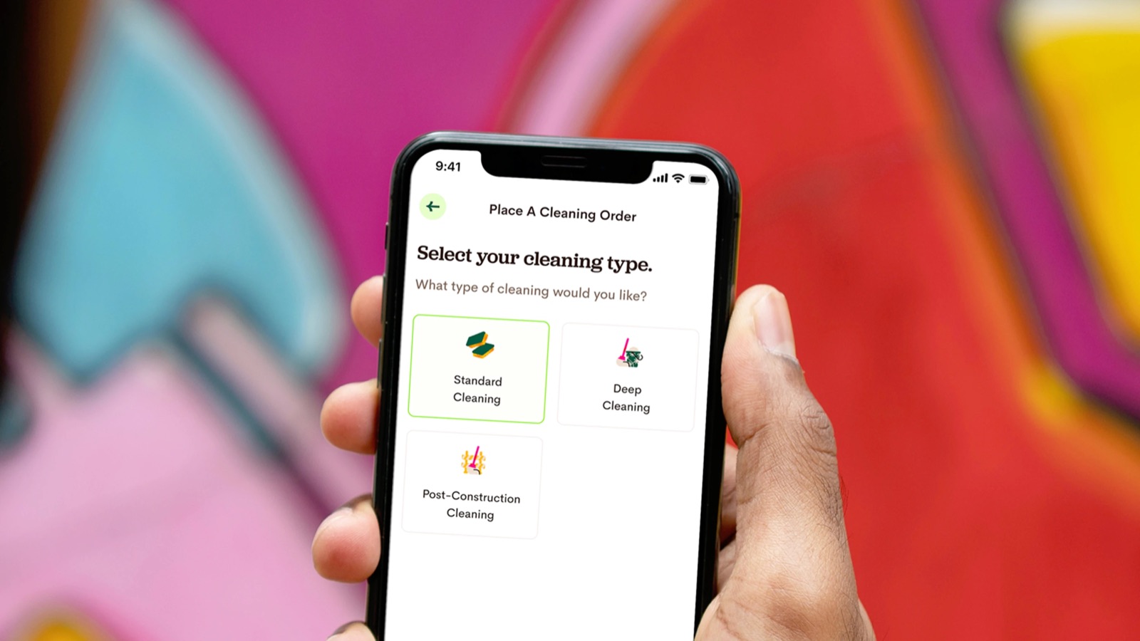 Social media design for a mobile app